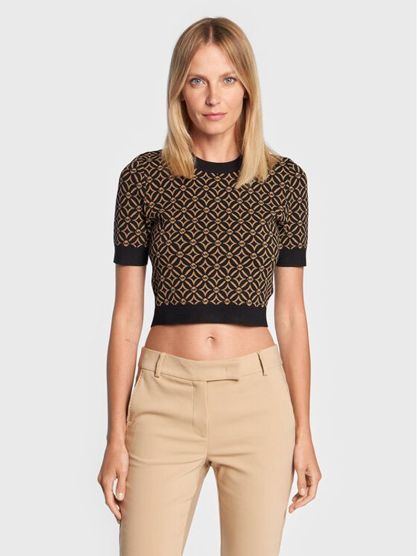 MICHAEL Michael Kors MICHAEL Michael Kors Пуловер MF2609P6ZZ Черен Slim Fit