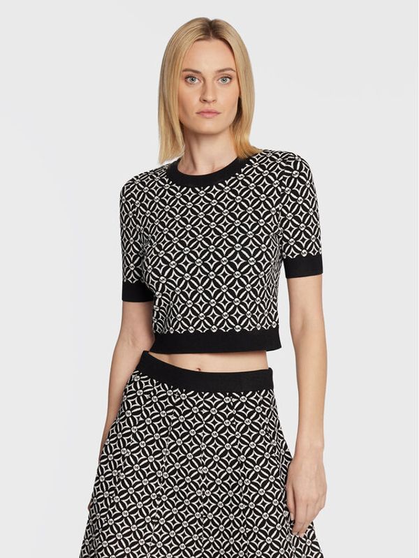 MICHAEL Michael Kors MICHAEL Michael Kors Пуловер MF2609P6ZZ Черен Slim Fit