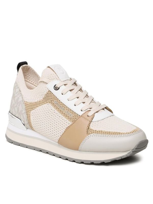 MICHAEL Michael Kors MICHAEL Michael Kors Сникърси Billie Knit Trainer 43S3BIFS3D Бежов