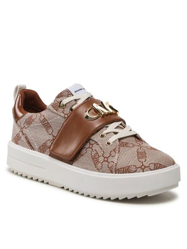 MICHAEL Michael Kors MICHAEL Michael Kors Сникърси Emmet Strap Lace Up 43S3EMFS1Y Кафяв