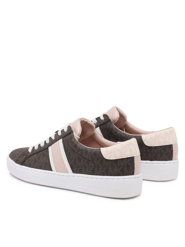 MICHAEL Michael Kors MICHAEL Michael Kors Сникърси Irving Stripe Lace Up 43F3IRFS1B Кафяв