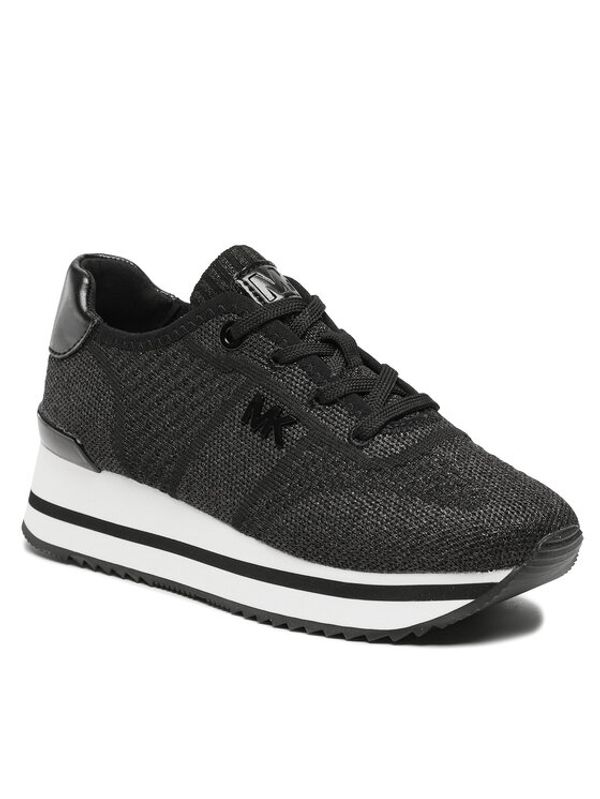 MICHAEL Michael Kors MICHAEL Michael Kors Сникърси Monique Knit Trainer 43F3MQFSAM Черен
