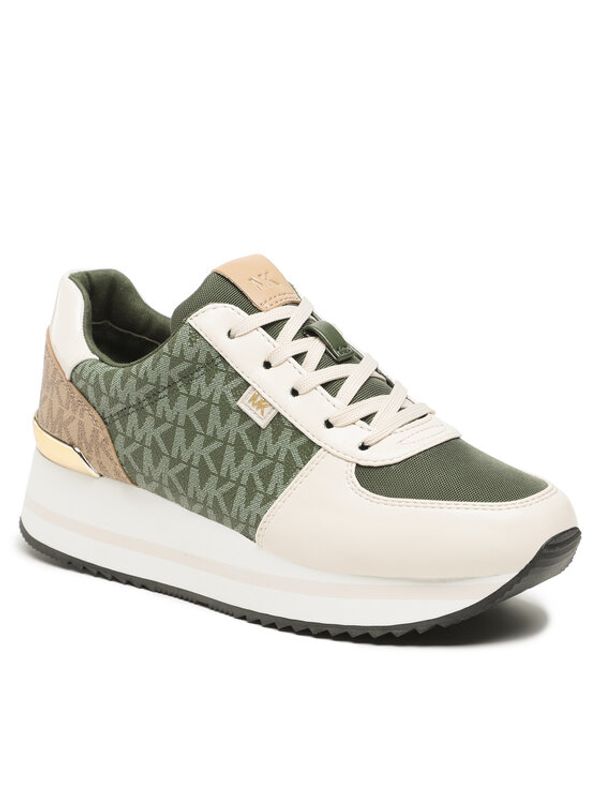MICHAEL Michael Kors MICHAEL Michael Kors Сникърси Monique Trainer 43F3MQFSBB Зелен