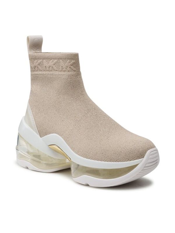 MICHAEL Michael Kors MICHAEL Michael Kors Сникърси Olympia Bootie Extreme 43S3OLFS5D Бежов