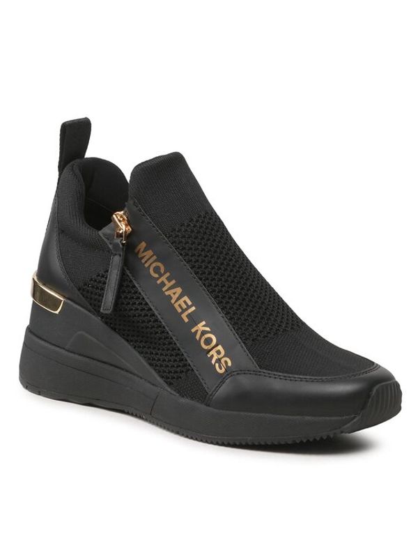 MICHAEL Michael Kors MICHAEL Michael Kors Сникърси Willis Wedge Trainer 43F3WIFS1D Черен