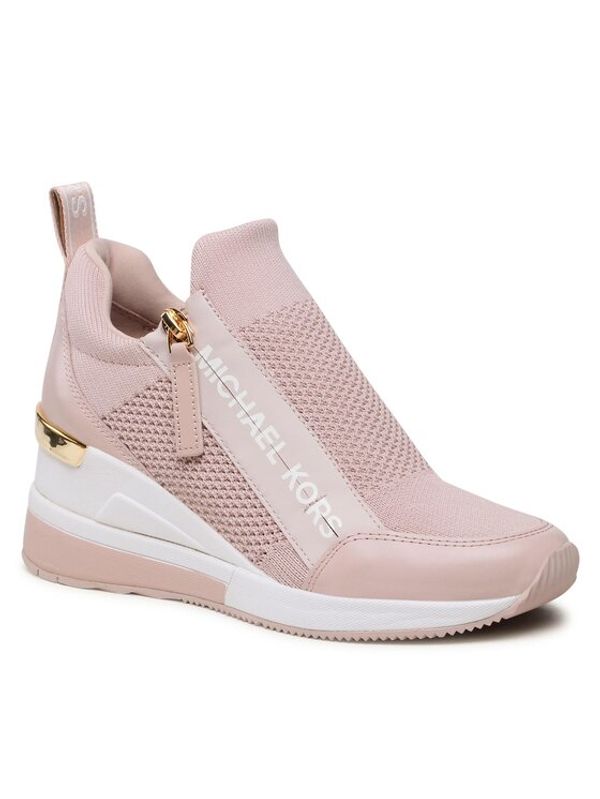 MICHAEL Michael Kors MICHAEL Michael Kors Сникърси Willis Wedge Trainer 43S3WIFS1D Розов