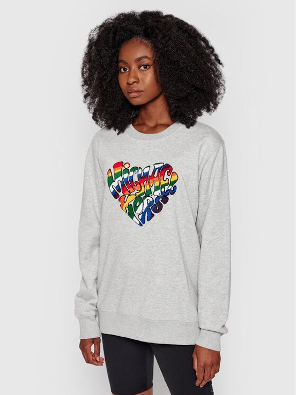 MICHAEL Michael Kors MICHAEL Michael Kors Суитшърт Pride Heart Logo MU1503A23G Сив Regular Fit