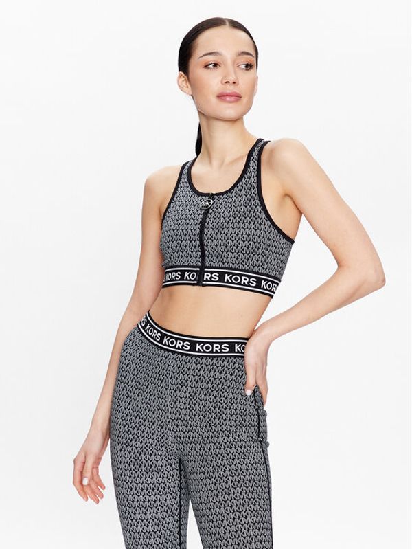 MICHAEL Michael Kors MICHAEL Michael Kors Сутиен-топ MR350QR63Y Черен