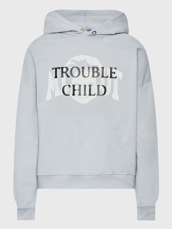 Mindout Mindout Суитшърт Unisex Trouble Child Сив Oversize