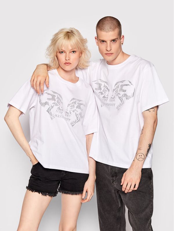 Mindout Mindout Тишърт Unisex Rage Бял Oversize