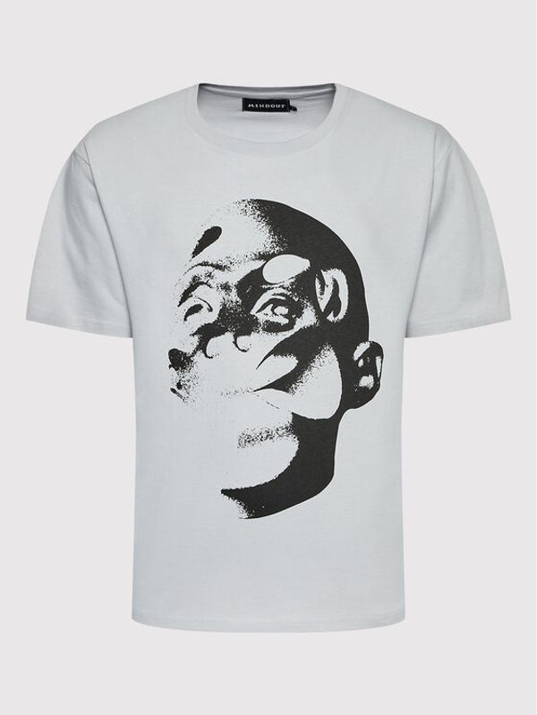 Mindout Mindout Тишърт Unisex Rebuild no.2 Сив Oversize
