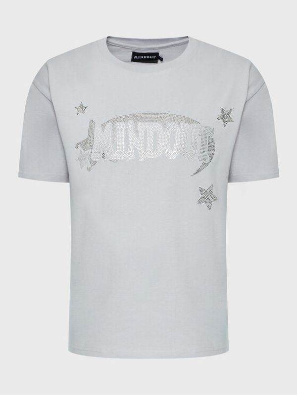 Mindout Mindout Тишърт Unisex Starlight Сив Oversize