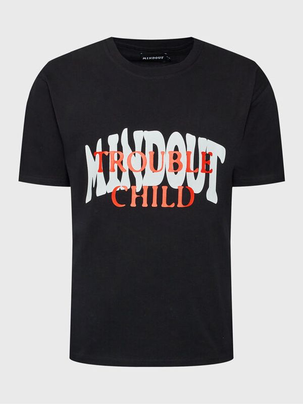 Mindout Mindout Тишърт Unisex Trouble Child Черен Oversize