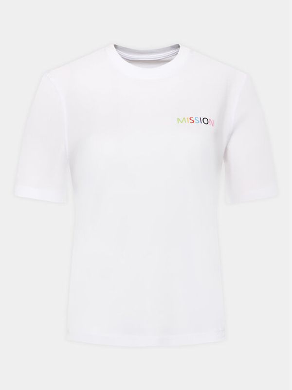 Mission Swim Mission Swim Тишърт Candy Бял Regular Fit