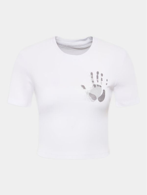 Mission Swim Mission Swim Тишърт Rosie Бял Regular Fit