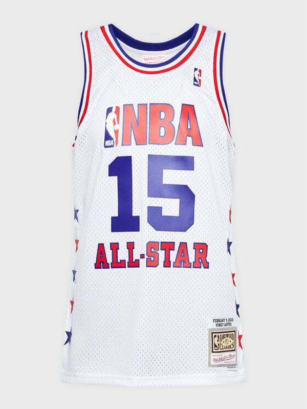 Mitchell & Ness Mitchell & Ness Мъжки топ SMJY5291 Бял Regular Fit