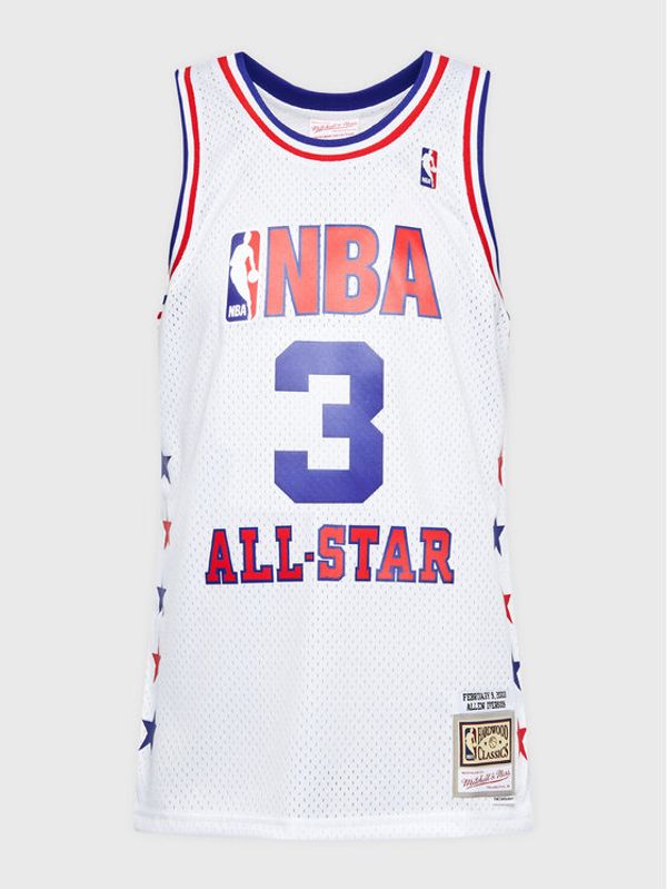 Mitchell & Ness Mitchell & Ness Мъжки топ SMJY5292 Бял Regular Fit