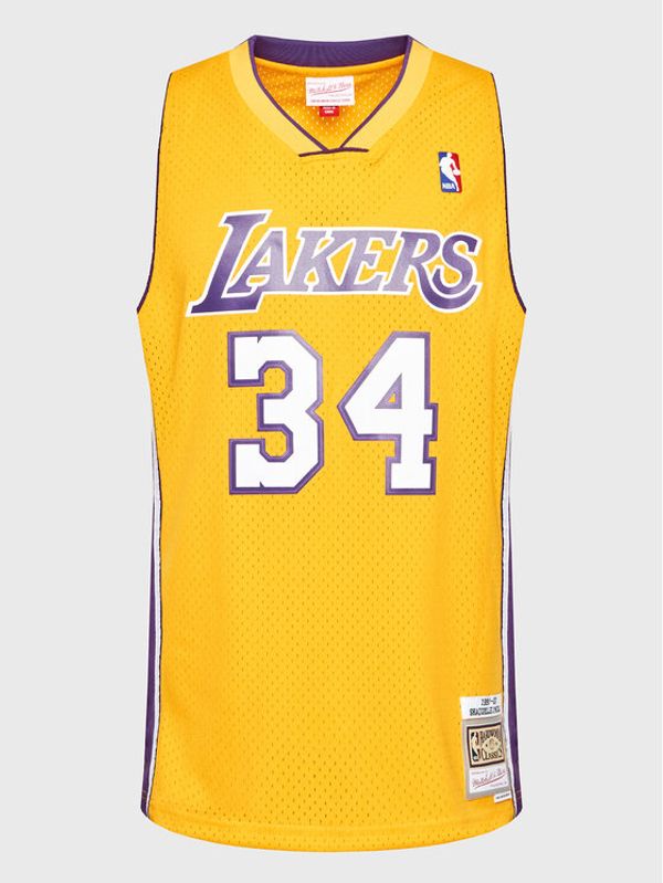 Mitchell & Ness Mitchell & Ness Мъжки топ SMJYGS18179 Жълт Regular Fit