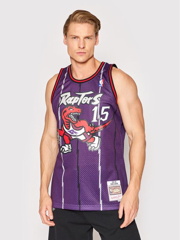 Mitchell & Ness Mitchell & Ness Мъжки топ SMJYGS18214 Виолетов Regular Fit