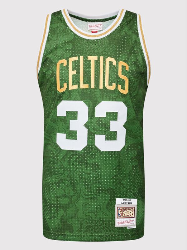 Mitchell & Ness Mitchell & Ness Мъжки топ TFSM1248 Зелен Regular Fit