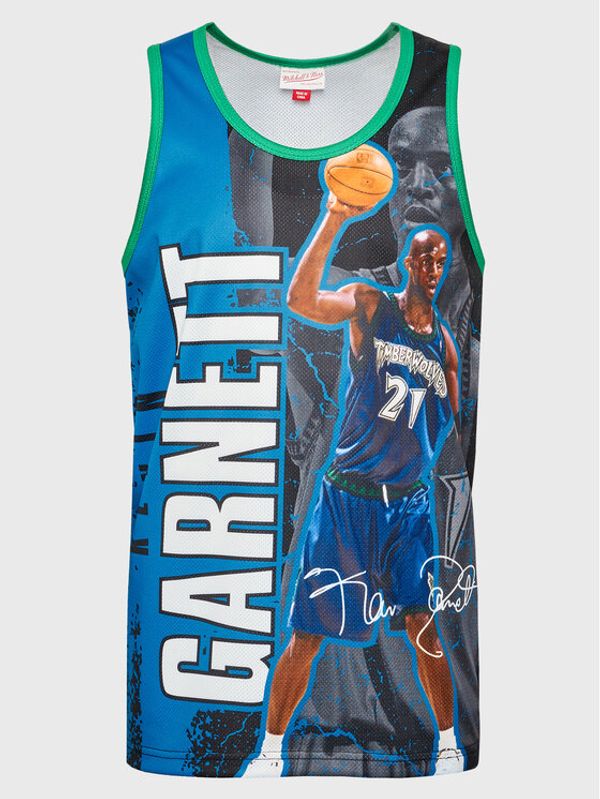 Mitchell & Ness Mitchell & Ness Мъжки топ TNMK5010 Син Regular Fit