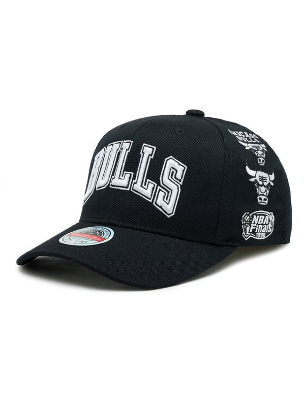 Mitchell & Ness Mitchell & Ness Шапка с козирка Chicago Bulls 6HSSFH21HW009 Черен