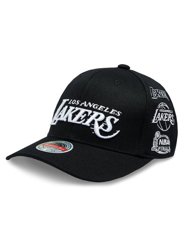 Mitchell & Ness Mitchell & Ness Шапка с козирка Los Angeles Lakers 6HSSFH21HW009 Черен