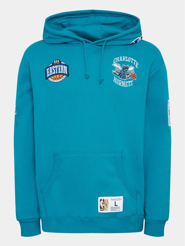 Mitchell & Ness Mitchell & Ness Суитшърт FPHD4987 Син Regular Fit