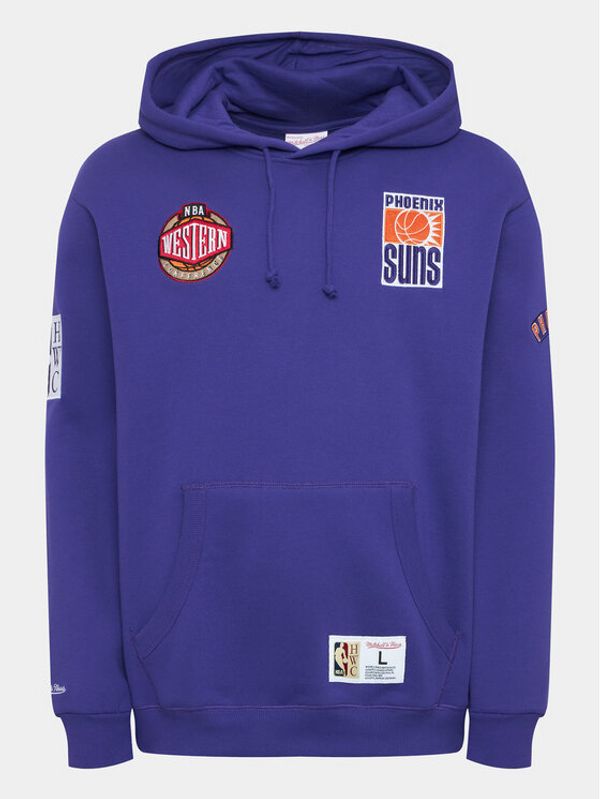 Mitchell & Ness Mitchell & Ness Суитшърт FPHD4987 Виолетов Regular Fit