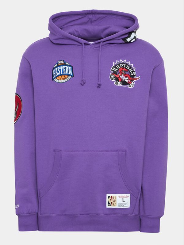 Mitchell & Ness Mitchell & Ness Суитшърт FPHD4987 Виолетов Regular Fit