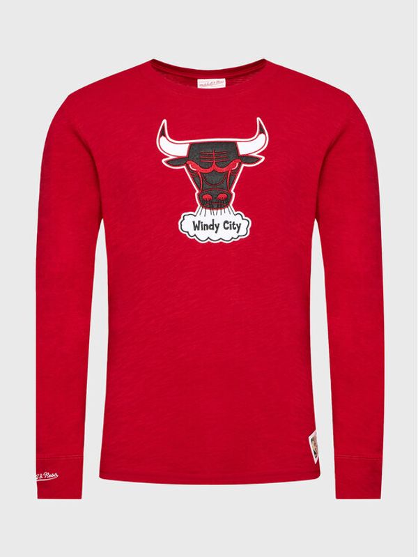 Mitchell & Ness Mitchell & Ness Тениска с дълъг ръкав TCRW1227 Червен Regular Fit
