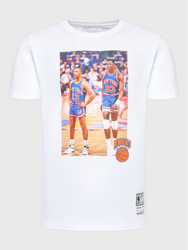Mitchell & Ness Mitchell & Ness Тишърт BMTRINTL1058 Бял Regular Fit