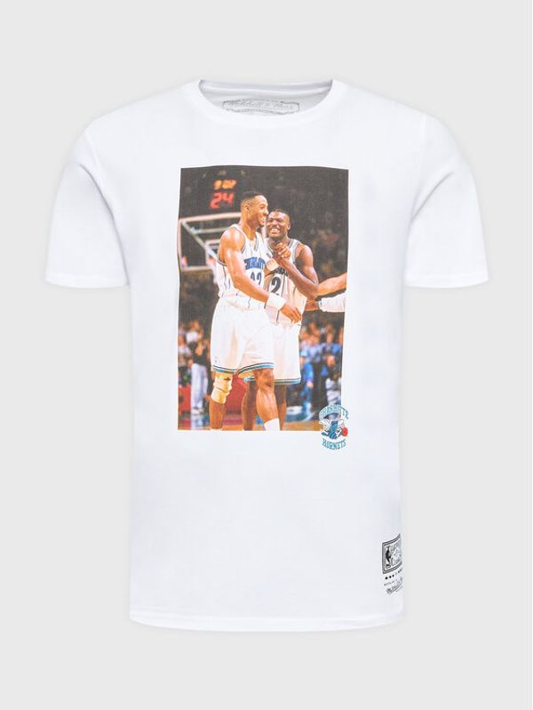 Mitchell & Ness Mitchell & Ness Тишърт BMTRINTL1058 Бял Regular Fit