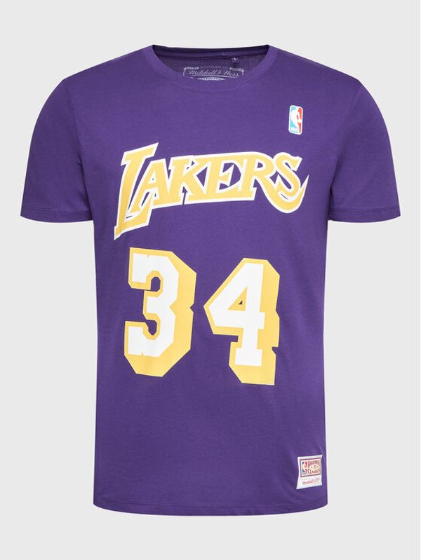 Mitchell & Ness Mitchell & Ness Тишърт BMTRINTL1074 Виолетов Regular Fit