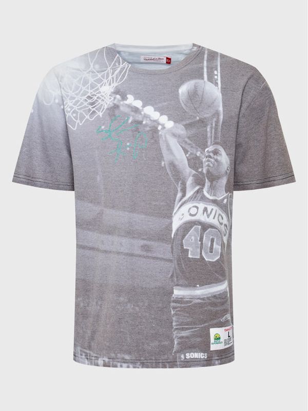 Mitchell & Ness Mitchell & Ness Тишърт TCRW3401 Сив Regular Fit