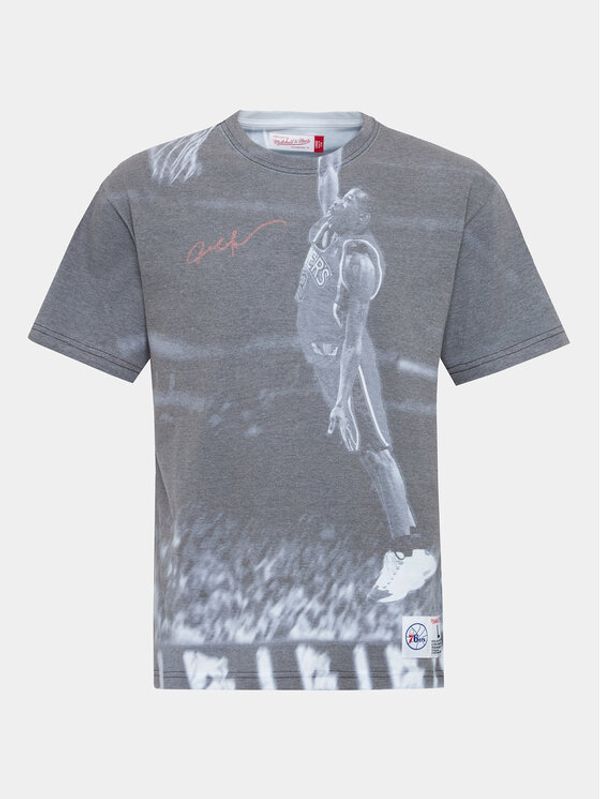 Mitchell & Ness Mitchell & Ness Тишърт TCRW3401 Сив Regular Fit