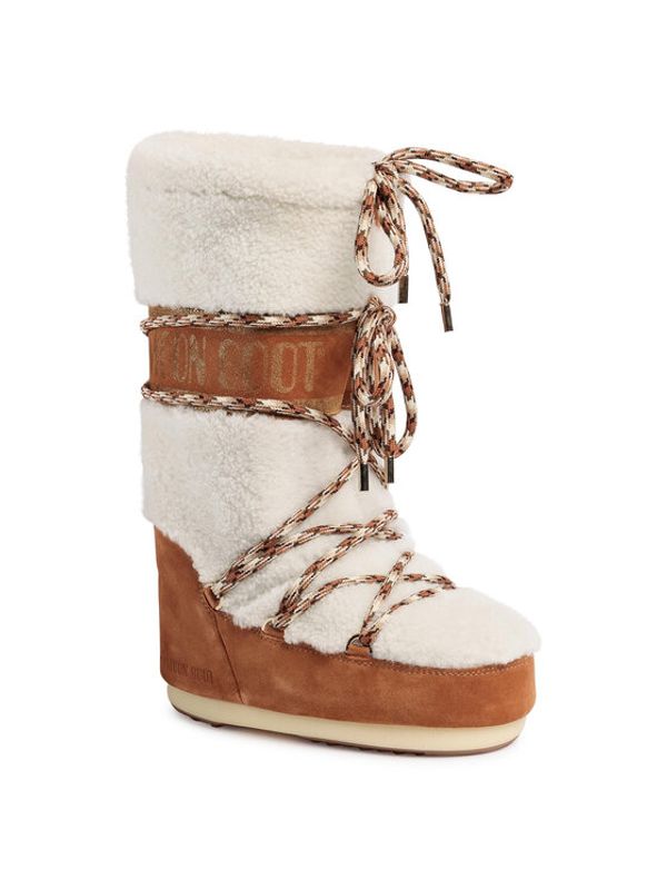 Moon Boot Moon Boot Апрески Shearling 14026100001 Бял