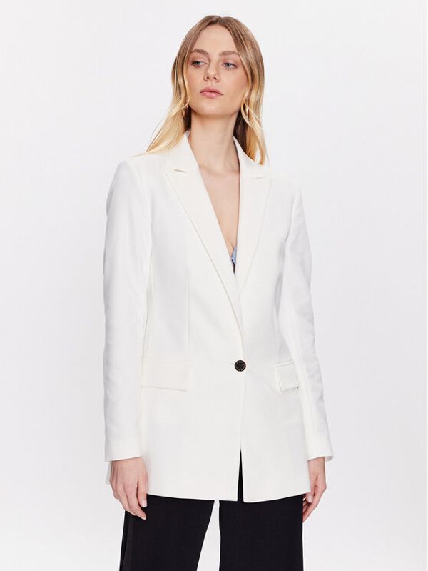 Morgan Morgan Блейзър 231-VROSA.F Бял Regular Fit