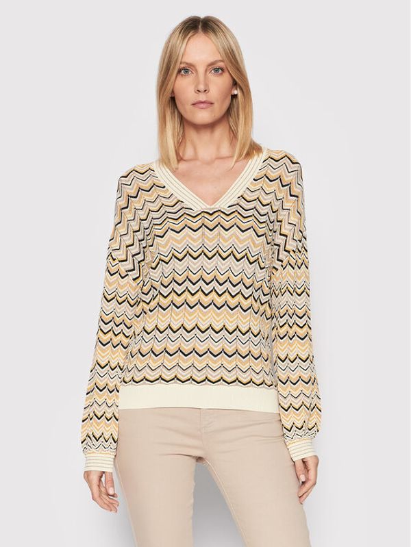 Morgan Morgan Блуза 221-MFXI Жълт Regular Fit