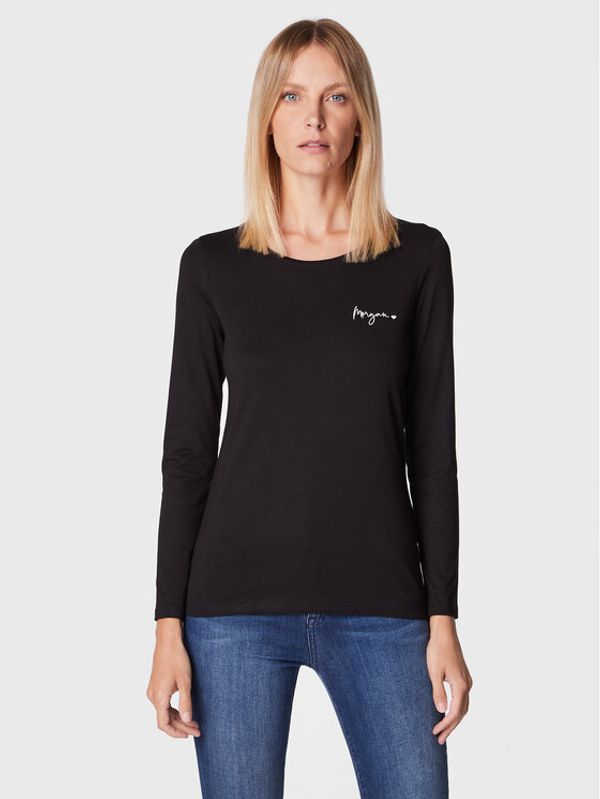 Morgan Morgan Блуза 222-TCOEUR Черен Regular Fit