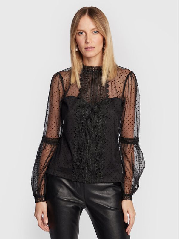 Morgan Morgan Блуза 222-TOLBIA Черен Regular Fit