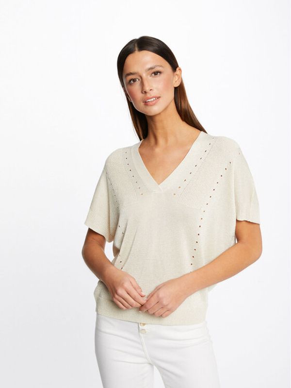 Morgan Morgan Блуза 231-MACHI Бежов Relaxed Fit