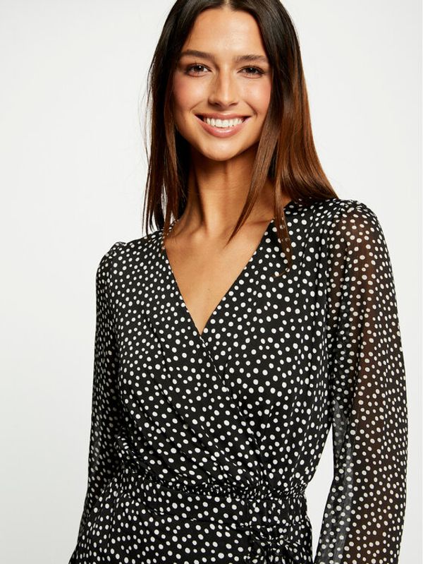 Morgan Morgan Блуза 231-TLOIS Черен Regular Fit