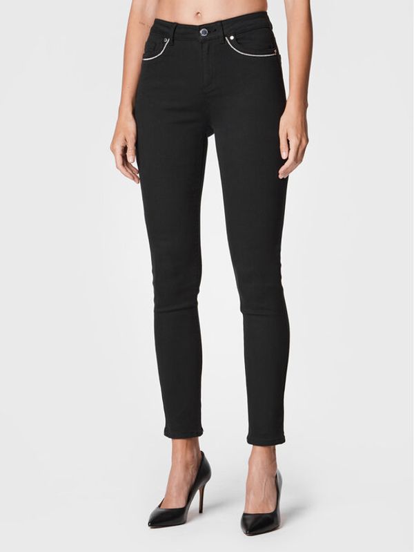 Morgan Morgan Дънки 222-PIZZY Черен Slim Fit