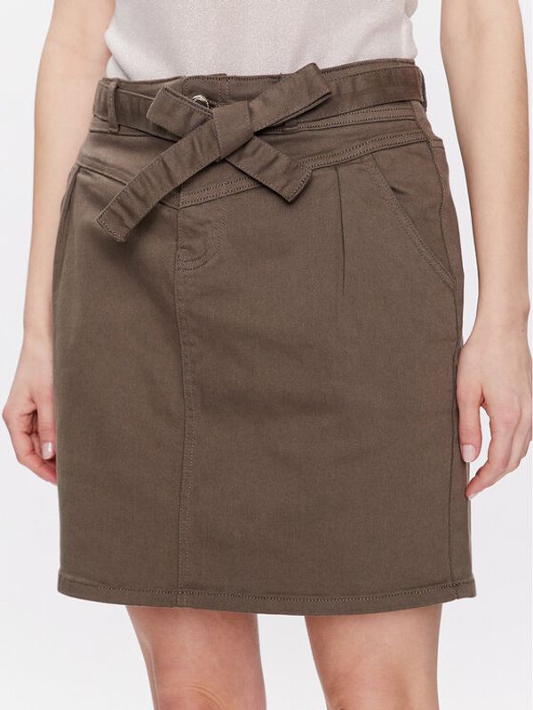 Morgan Morgan Дънкова пола 231-JSTELA Каки Regular Fit