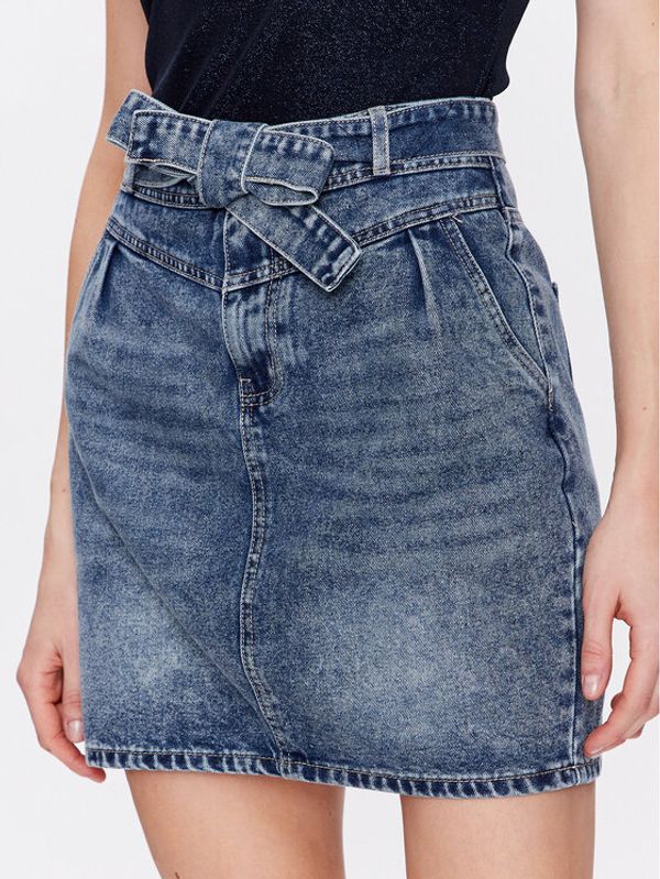 Morgan Morgan Дънкова пола 231-JSTELA1 Син Regular Fit