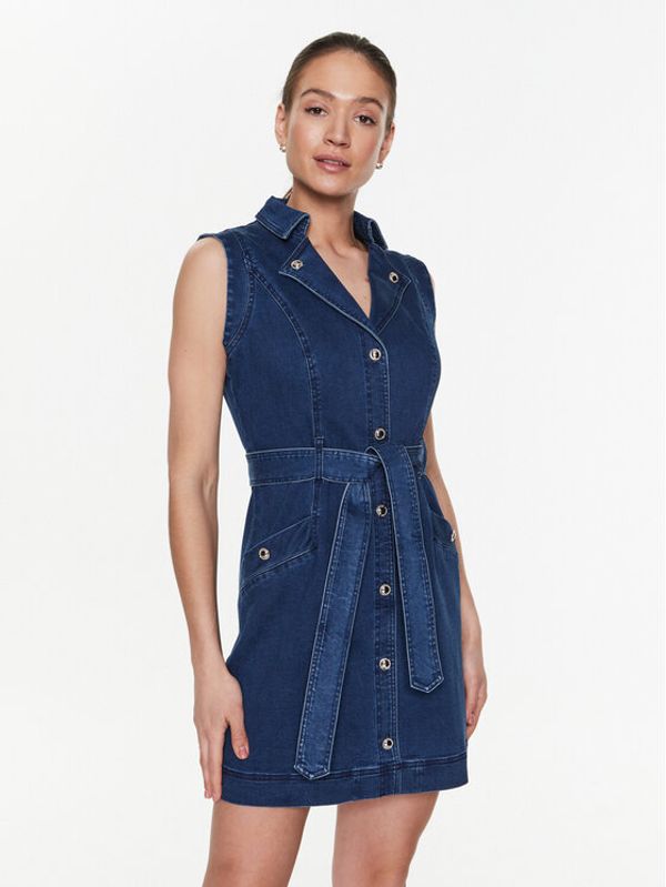 Morgan Morgan Дънкова рокля 231-RASMIN1 Син Slim Fit