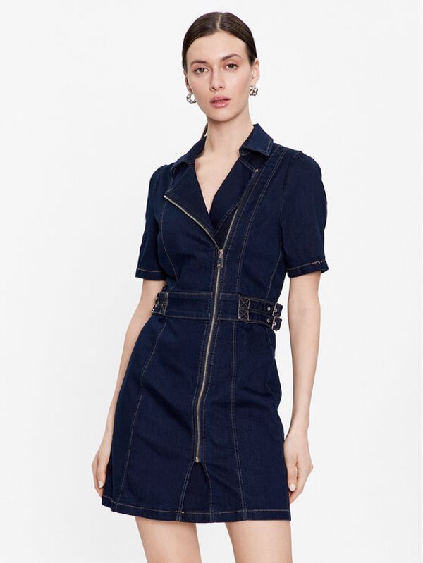 Morgan Morgan Дънкова рокля 231-RZOE Тъмносин Slim Fit