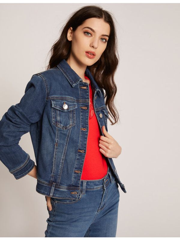 Morgan Morgan Дънково яке 201-VPOM.N Тъмносин Regular Fit