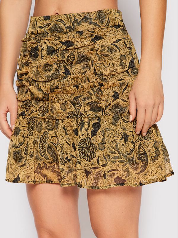 Morgan Morgan Мини пола 221-JAYMO.F Жълт Regular Fit